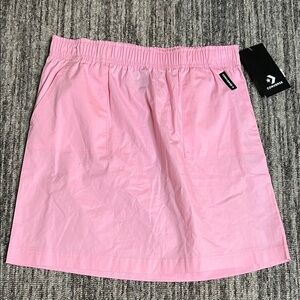 Converse - Girl's  Light Pink Mini Skirt Size L